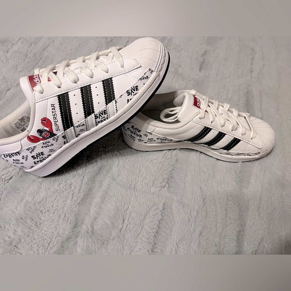 (LIMITED EDITION) *RARE ADIDAS Philip Colbert X Superstar Save The Lobster - Picture 6 of 9
